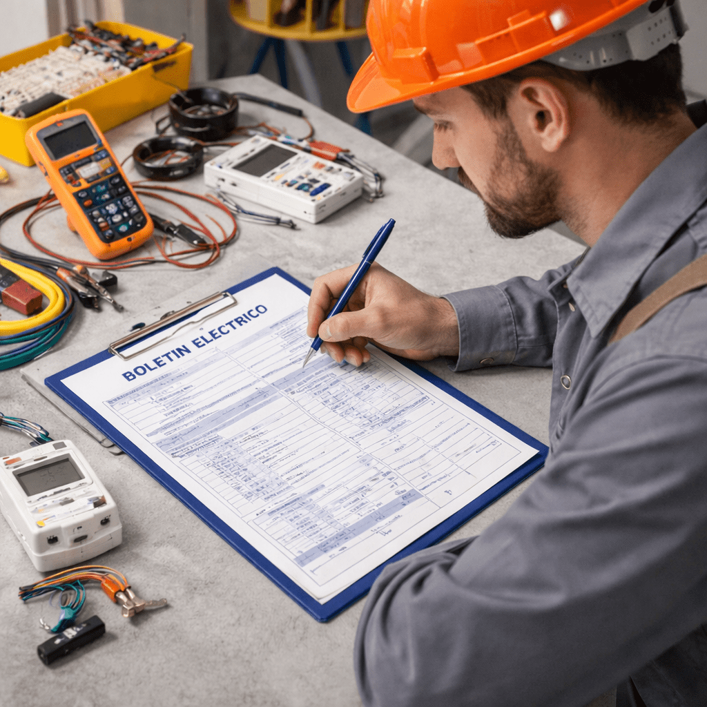 Emisión de boletín eléctrico